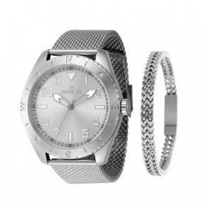 Relógio Masculino Invicta Specialty 45mm, Aço com Conjunto de Pulseiras 48286