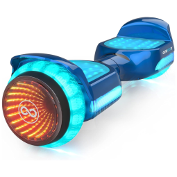 Hoverboard Elétrico com Alto Falante Musical Bluetooth e Luzes LED, Gyroor G11, Azul