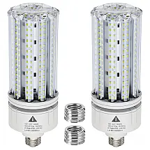 Lâmpada LED Base E26, E39 com 15000 Lumens 5000K na Cor Branca Neutra 100W, 2 Un, 110v, ZP, Branco
