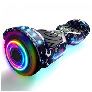 Hoverboard Certificado HS2.01 Twinkle Star com Rodas LED Flash, Bluetooth e Luzes LED