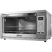 Forno Convecção Extra Large Digital Countertop Convection Oven, 1500W, OSTER TSSTTVDGXL SHP, Prateado