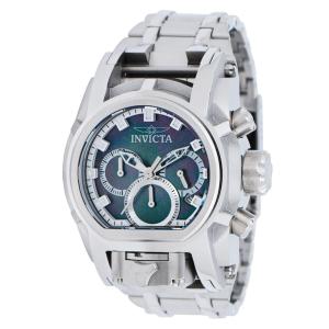Relógio Masculino Bolt Zeus Magnum com Mostrador em Madrepérola, Invicta 40586, Prata
