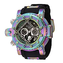Relgio masculino profissional 54 mm. Preto. Iridescente 38586
