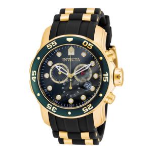 Relógio Masculino Pro Diver SCUBA, Invicta ZG 17886, Preto e Dourado