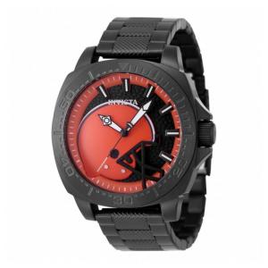 Relógio Masculino Invicta NFL Cleveland Browns 46mm Preto ZG47886