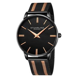 Relógio Masculino Stuhrling Preston 3998 Quartzo 42mm, Preto