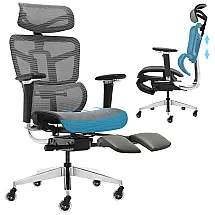 SAMOFU Cadeira de Escritório Ergonômica e Ajustável 3D com Apoio de Braço, Preta