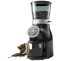 Moedor de Café Elétrico com 31 Predefinições, 110v, GIVENEU, Preto