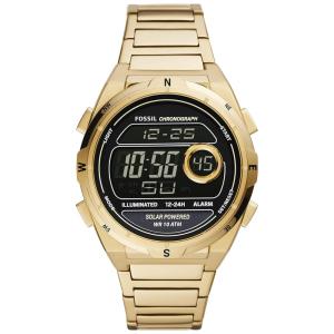 Relógio Masculino Analógico de Quartzo com Pulseira de Aço Inoxidável e Cronógrafo, Fossil FS5862, Dourado