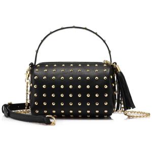 LOVEVOOK Bolsa Feminina de Ombro, Couro Sintético, Preto
