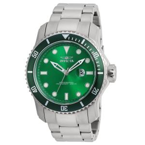 Relógio Masculino Pro Diver, Invicta 20096, Prata e Verde