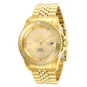 Relógio masculino Invicta Pro Diver automático renovado , ouro AIC 30096
