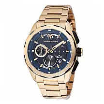 Relógio Masculino TechnoMarine Ocean Nomad 43mm, Dourado TM318096