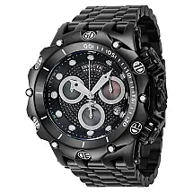 Relógio masculino Invicta Reserve Venom 0,7 quilates com diamante e mostrador madrepérola , preto 39396