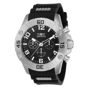 Relgio masculino profissional - 48 mm. Ao. Preto 22696