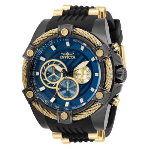 Relgio Masculino Bolt - 52mm. Preto. Ouro ZG-32696