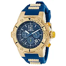 Relgio masculino parafuso - 51,5 mm. Ouro. Azul 39696