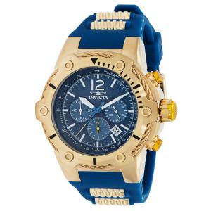 Relgio masculino parafuso - 51,5 mm. Ouro. Azul 39696