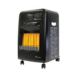 Aquecedor a Gás MH18CH com 3 Níveis de Potência 18000 BTU, Aquece até 41 m2, MR. HEATER F227500, Preto