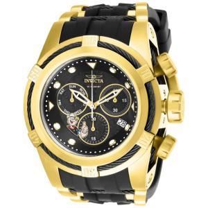 1 EDIÇÃO LIMITADA Invicta Character Collection Popeye Quartz Mens Watch 53mm Caixa de Aço Inoxidável, Pulseira de Silicone SS, Dourado