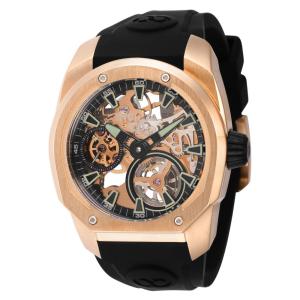 Relgio Mecnico Masculino Corduba - 47mm. Preto 43996