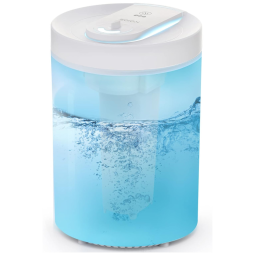 KOIOS Umidificador Ultrassônico Portátil 4L com Aromaterapia e 7 Luzes LED, até 31H, Área 51m2, 110V, Branca