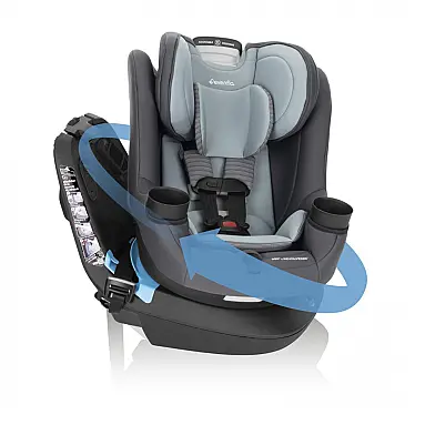 Cadeirinha Evenflo REO Revolve360 Cinza
