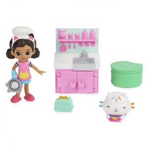 Hora do Lanche Cozinha da com 5 Acessórios para Crianças a partir de 3 anos, GABBYS DOLLHOUSE 6063574, Rosa