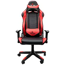 YEYIAN Cadeira Gamer Ergonômica Ajustável com Apoio para a Lombar, Vermelha