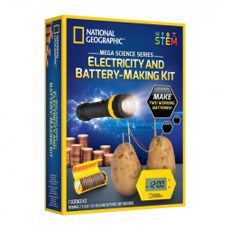 NATIONAL GEOGRAPHIC Projeto de Criando a Eletrecidade com Batatas para Crianças