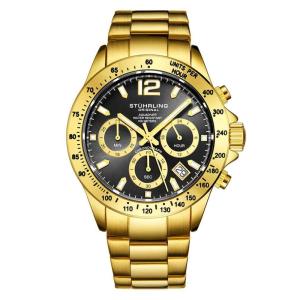 Relógio Masculino Stuhrling Ultima 3961A Quartzo 42mm, Dourado