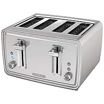 Torradeira, com 4 fatias, 1600 W, prata, 110v, BLACKDECKER TR4900SSD, Prateado