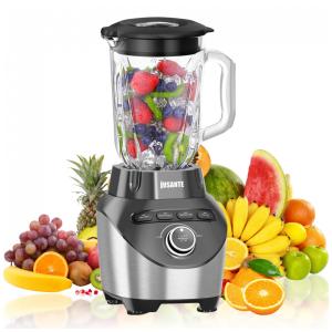 Liquidificador de Bancada 1,8 Litros de Capacidade com Alta Velocidade, 1200W, 110v, JUSANTE, Preto