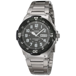 Relógio Masculino Diver Quartzo, CASIO MRW 200HD 1BVCF, Preto