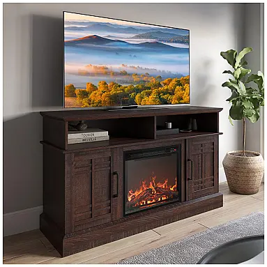 Lareira Elétrica Belleze 119x73cm 1400W
