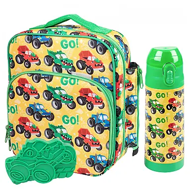 Bentology Caminhão Monstro Lancheira Infantil