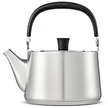 Chaleira de Chá Dr HOWS 1.5 Litros em Aço Inoxidável com Apito e Alça Ergonómica, Prata