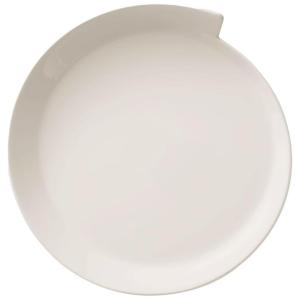 Prato para Salada de 25 cm, Elegância em Sua Mesa, com Formato Redondo e Material de Porcelana Premium, Villeroy Boch, Branco