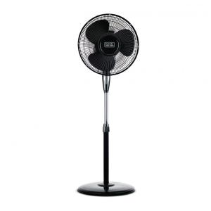 Ventilador de Torre com 3 Velocidades e Controle Remoto, 110V 48W, BLACKDECKER BFSR16B, Preto