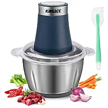 Processador de Alimentos 12 xícaras com Acessórios, 110V 300W, KingAcc, Azul