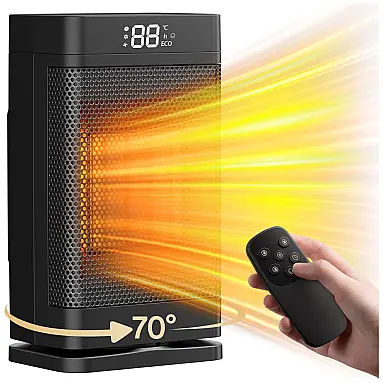 Aquecedor Elétrico Cerâmico com Controle