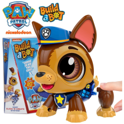 Patrulha Canina Robô Educativo para Montagem Chase para crianças de 4 anos ou mais, COLORIFIC Build a Bot, Azul