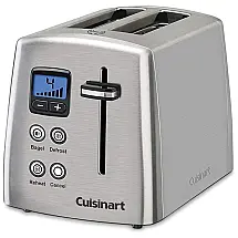 Torradeira Elétrica, 2 Fatias, Aço Inoxidável, 110v, CUISINART CPT 415, Prateado