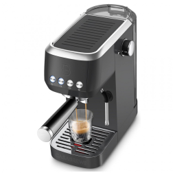 Máquina de Café Expresso Profissional 20 Bar com Vaporizador de Leite e Tanque de Água Removível de 1,4L, 110V 1350W, CASABREWS, Preta