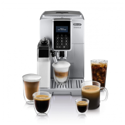 Cafeteira Elétrica Programável Expresso Super Automática com Sistema Latte Crema, 110v, DELONGHI ECAM35075SI, Cinza