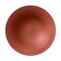 Prato Fundo para Aperitivos, Elegância e Praticidade em Sua Mesa com Formato Redondo e Material de Porcelana, Villeroy Boch, Cobre
