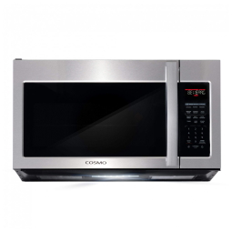 Forno micro-ondas sobre fogão Cosmo inox 54L 1000W 11 níveis de potência sensor de cozimento prateleira opcional 110V