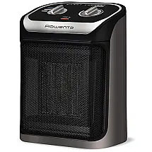 Aquecedor Cerâmico Portátil Frio e Quente Silencioso 1500W, Área 19 m2, 110v, ROWENTA 1830006490, Preto