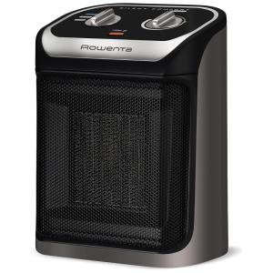 Aquecedor Cerâmico Portátil Frio e Quente Silencioso 1500W, Área 19 m2, 110v, ROWENTA 1830006490, Preto