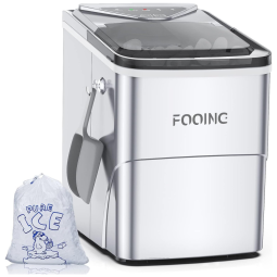 FOOING Máquina de Gelo Automática Portátil Produz até 11kg, 24H, 110V, Cor